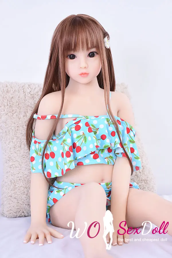 tpe realistic tiny sex doll small flat chest love doll