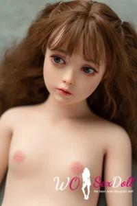 flat chested sex doll life size silicone mini love doll