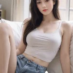 Elegant Chinese Beauty Erotic Sex Doll Black Hair