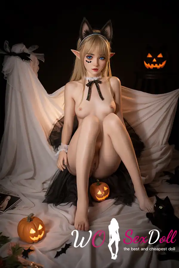 Silicone Dark Elf Little Demon Maid Sex Doll