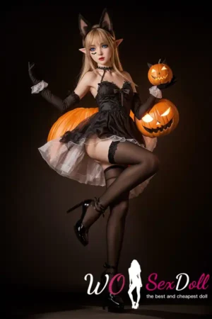 Silicone Dark Elf Little Demon Maid Sex Doll