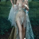 Silicone Flat-Chested Cosplay Elf Anime Sex Doll
