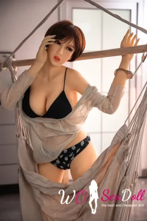 Brown Hair Realistic TPE Life Size Sex Doll