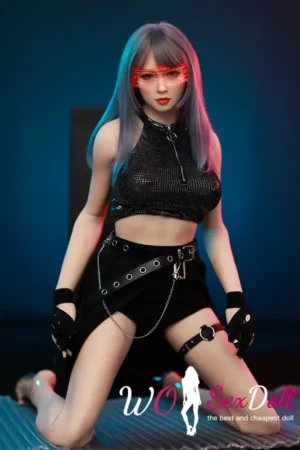 Cyberpunk Silver Hair Lifelike Sex Doll