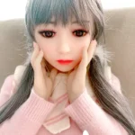 100cm 3ft2 TPE Flat Chest Petite Body Sex Doll #61 Head