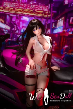 72cm 2ft3 Silicone Voluptuous Body Black Hair Sex Doll #1 Head