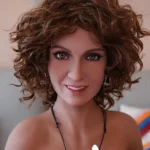 155cm 5ft1 TPE Massive Breast Tiny Waist Curl Sex Doll #277 Head