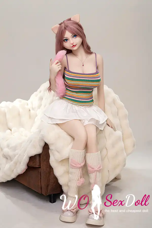 156cm 5ft2 Silicone Fline Prince Furry Eared Chubby Chest Sex Doll #SC1 Head