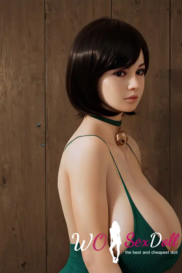 158cm 5ft2 TPE Busty Full Body Big Hips Black Hair Sex Doll #10 Head in Stock (US only)