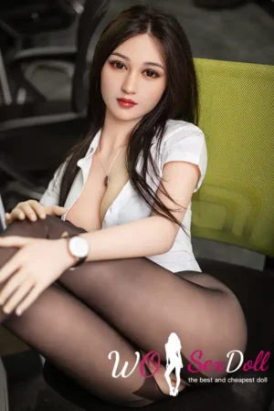 158cm 5ft2 TPE Round Busty Hourglass Shape Black Sex Doll #207 Head In Stock (US only)