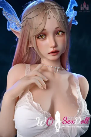 170cm 5ft5 TPE Elf Girl Plump Chest Chubby Body Sex Doll #S32 Head