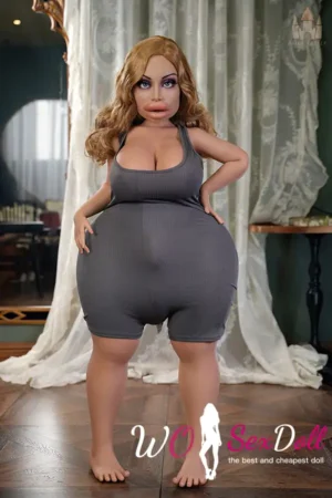 120cm 3ft9 Silicone Fantasy Big Penis Ample Body Futa Sex Doll #S20 Head