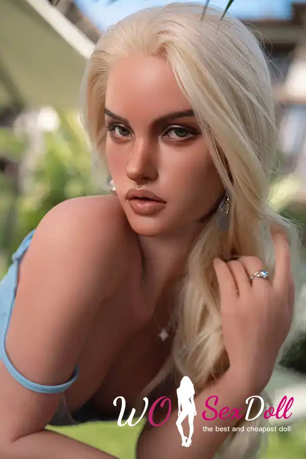 Lifelike Elegant Blonde Big Boobs Sex Doll