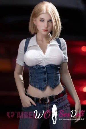 167cm 5ft5 Silicone Heavy Breast Hourglass Shape Sex Doll #AB12 Head
