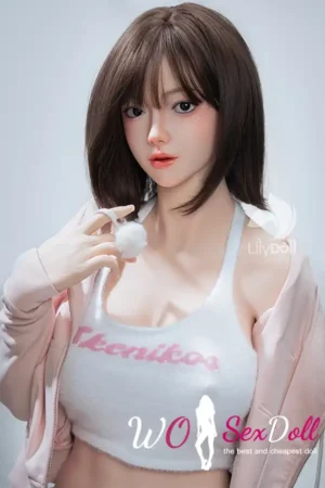 168cm 5ft5 Silicone F Cup Chest Shapely Body Sex Doll #LH030AB Head