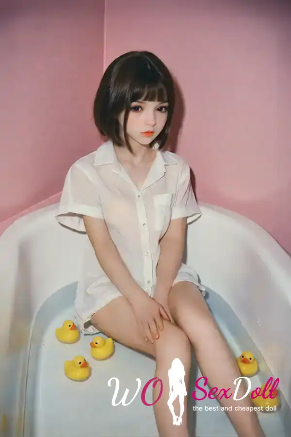 TPE Petite Playful Schoolgirl Bathroom Realistic Sex Doll
