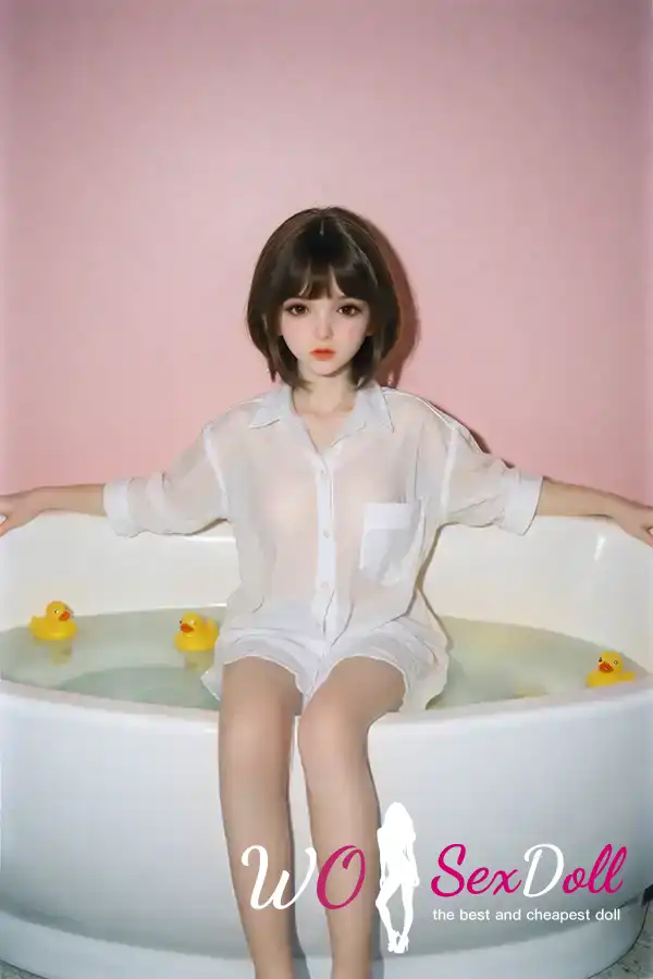 TPE Petite Playful Schoolgirl Bathroom Realistic Sex Doll