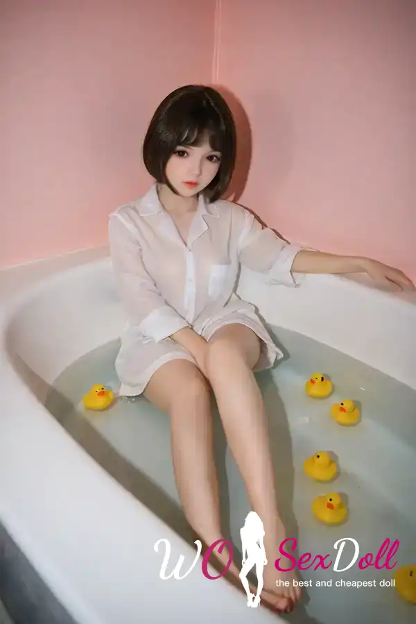 TPE Petite Playful Schoolgirl Bathroom Realistic Sex Doll