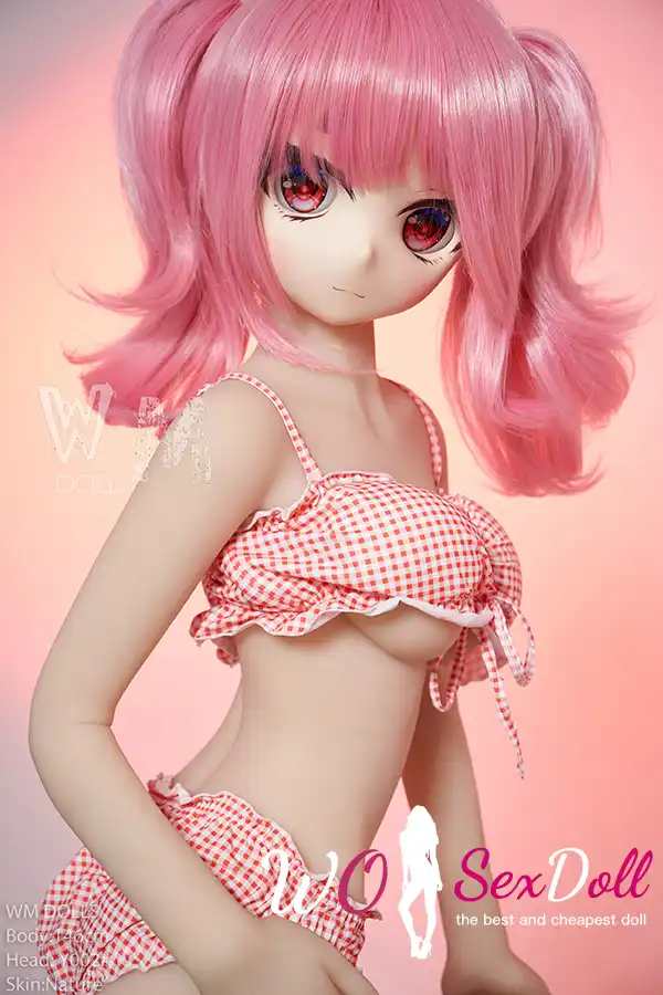 146cm 4ft7 TPE Anime Small Chest Pigtails Loli Bikini Sex Doll #Y003 Head