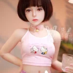 146cm 4ft8 TPE B Cup Slim Body Short Hair Sex Doll #296 Head