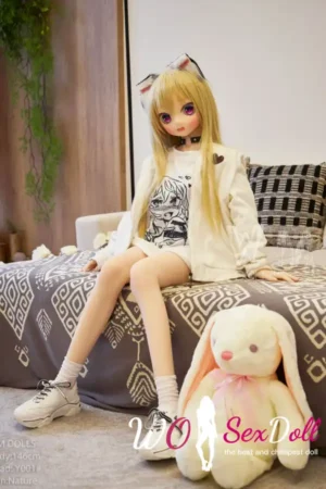 146cm 4ft8 TPE Lush Bust Blonde Hair Sex Doll #Y001 Head