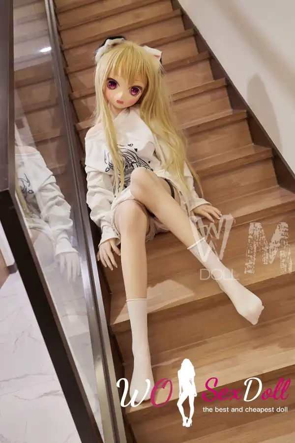 146cm 4ft8 TPE Lush Bust Blonde Hair Sex Doll #Y001 Head