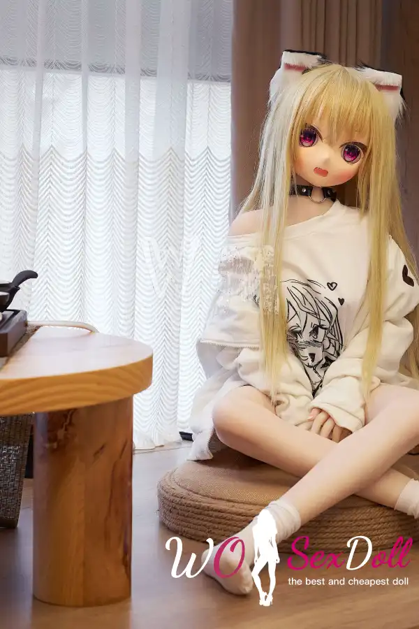 146cm 4ft8 TPE Lush Bust Blonde Hair Sex Doll #Y001 Head