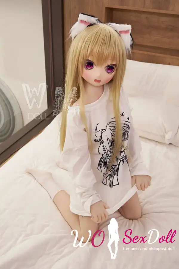 146cm 4ft8 TPE Lush Bust Blonde Hair Sex Doll #Y001 Head