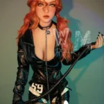 166cm 5ft5 TPE C Cup Slim Body Chestnut Hair Sex Doll #398 Head