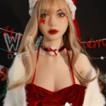172cm 5ft6 TPE Santa Girl B Cup Blonde Hair Sex Doll #70 Head 1