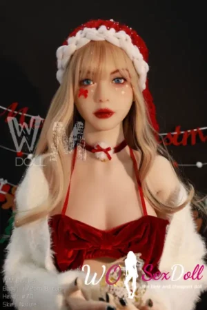 172cm 5ft6 TPE Santa Girl B Cup Blonde Hair Sex Doll #70 Head 1