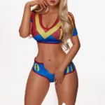 Silicone Realistic Blonde Big Boobs Full Body Sex Doll4