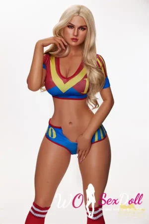 Silicone Realistic Blonde Big Boobs Full Body Sex Doll4